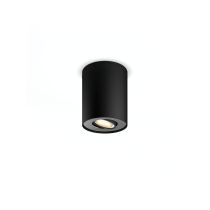 Philips Hue Pillar Single Spotlight | Smart Tunable White | Black 